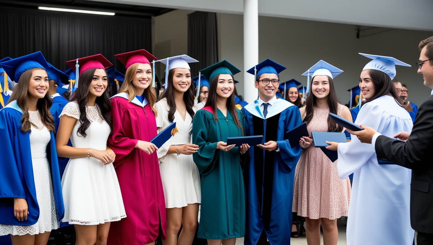 Vestido de fiesta de graduación 2024