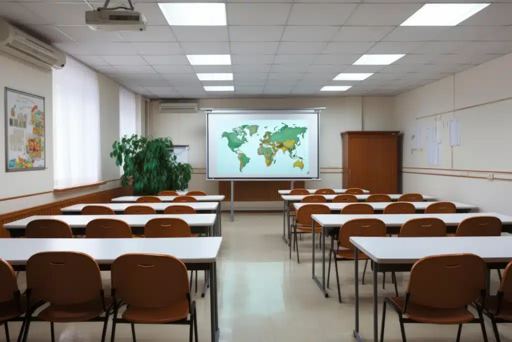 cortinas para sala de clase